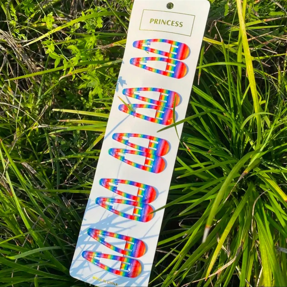 Hair Clips, 10 Pieces, NEW, Rainbow Colors 🎁